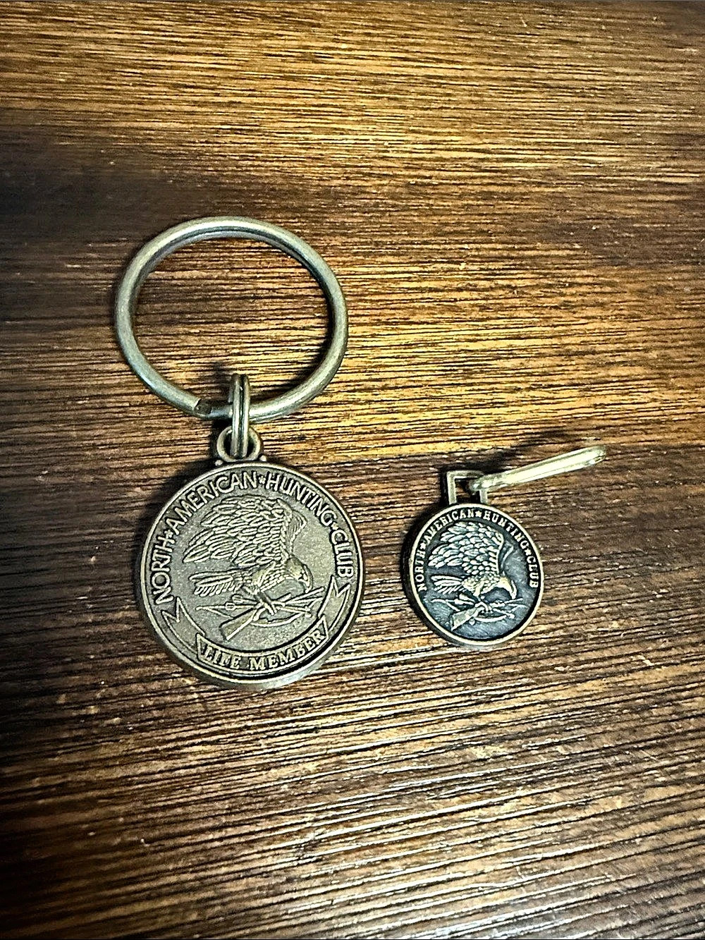 North American Hunting Club Life Member key fob set Gray